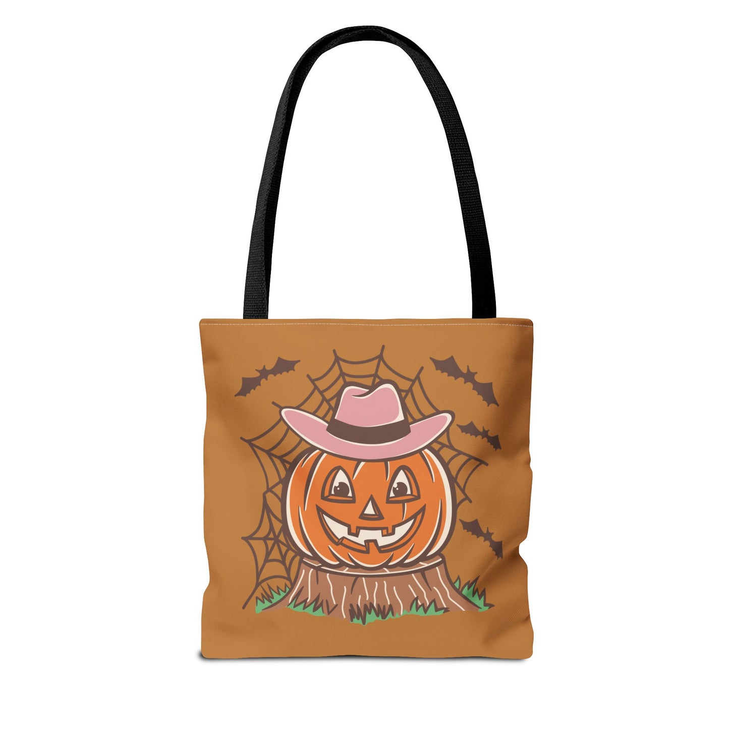 Cowboy Ghosts Tote Bag - Halloween Candy Bag for Western Costume Look