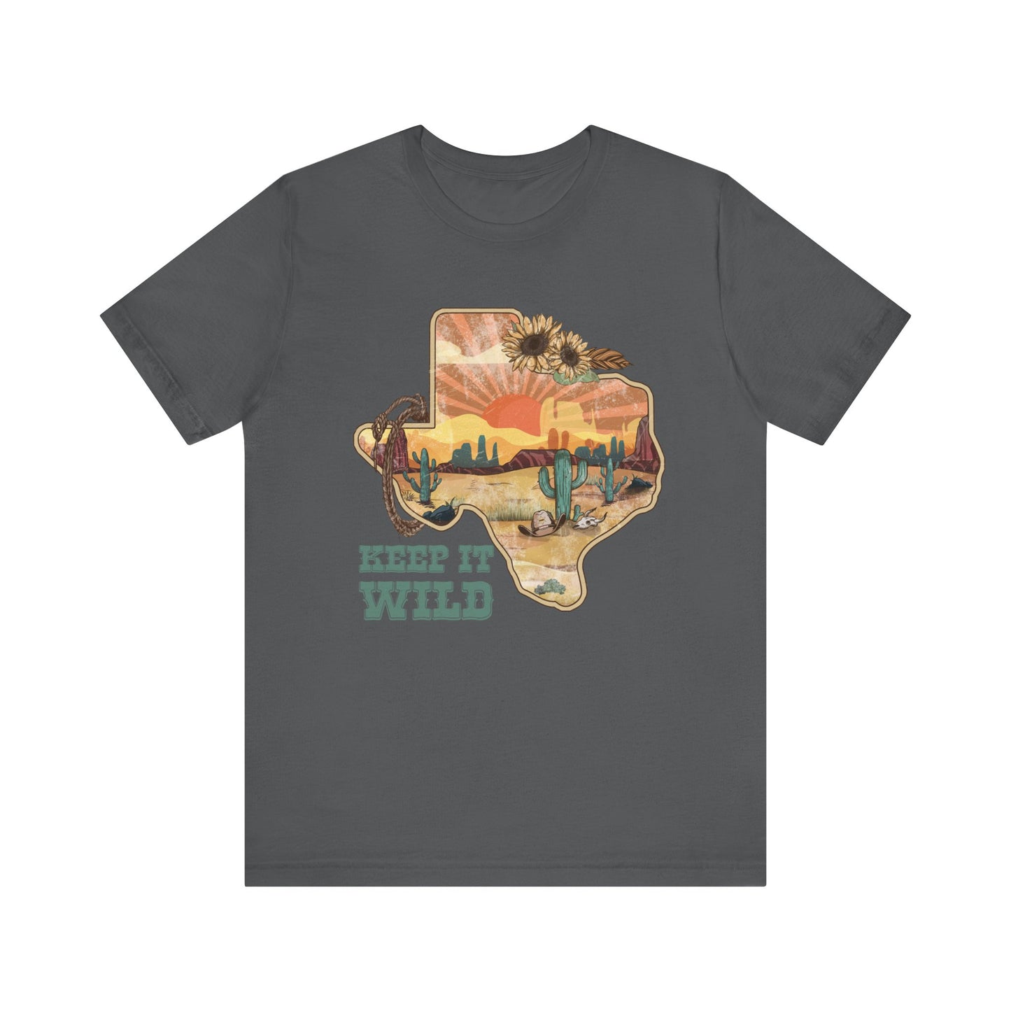 Texas State Landscape Short Sleeve Tee