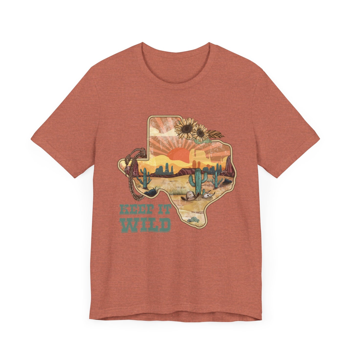 Texas State Landscape Short Sleeve Tee