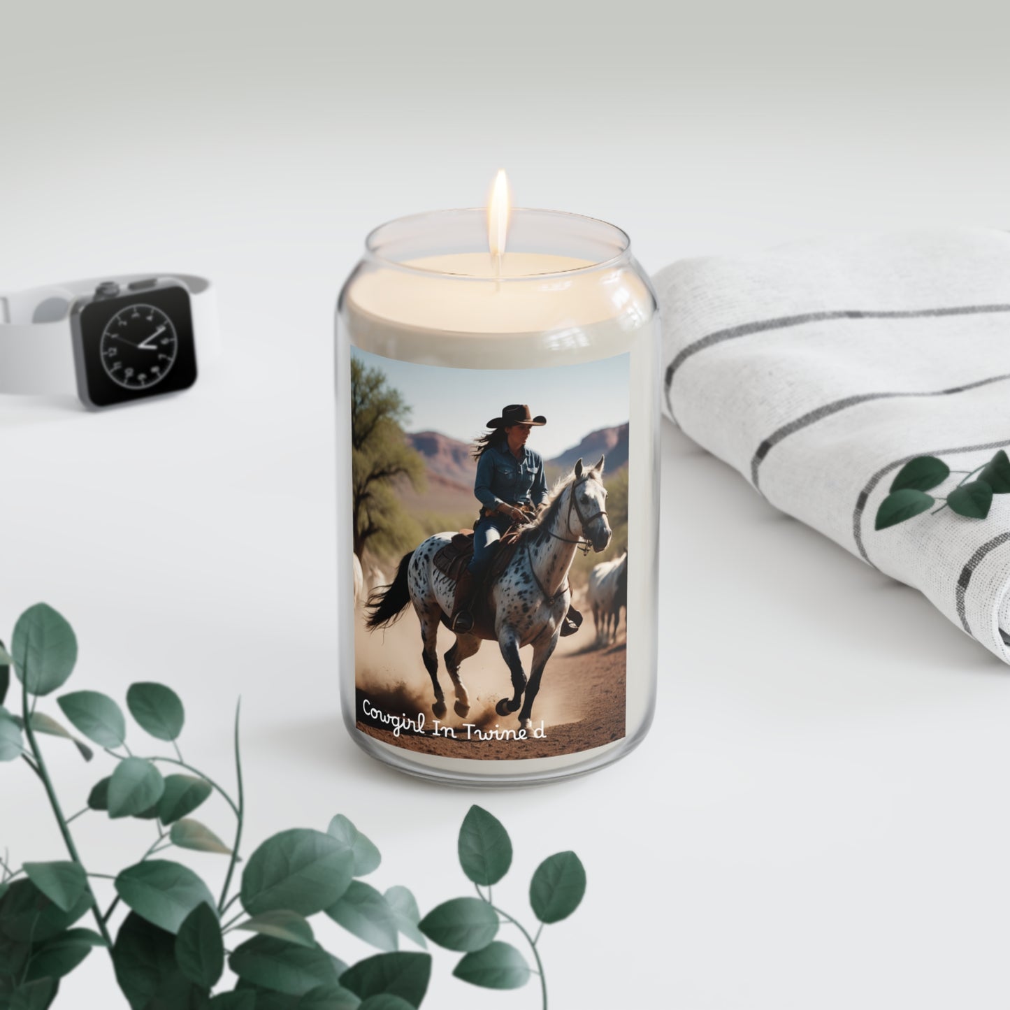 Cowgirl In Twine'd Spirit of the West Comfort Spice Scented Candle