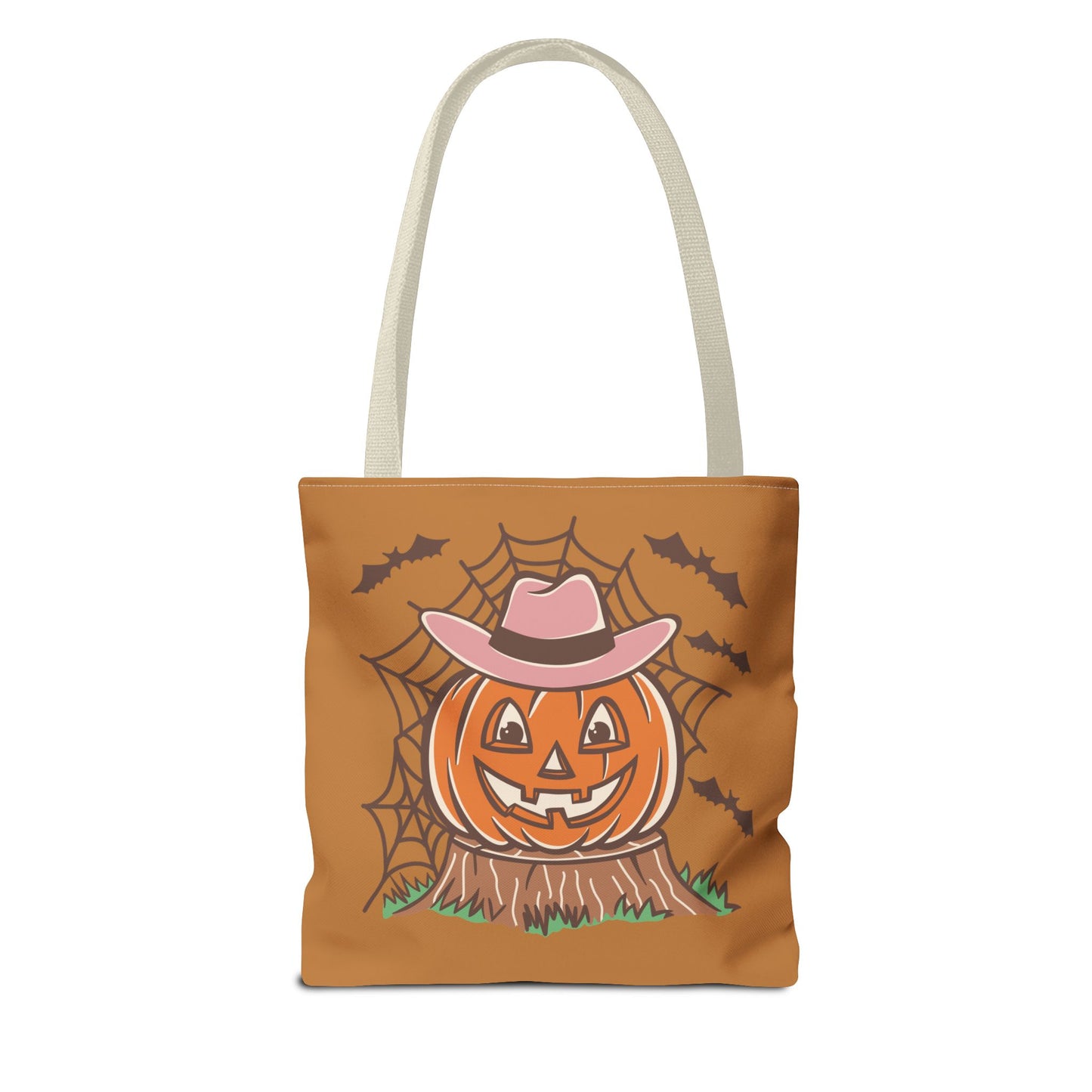 Cowboy Ghosts Tote Bag - Halloween Candy Bag for Western Costume Look