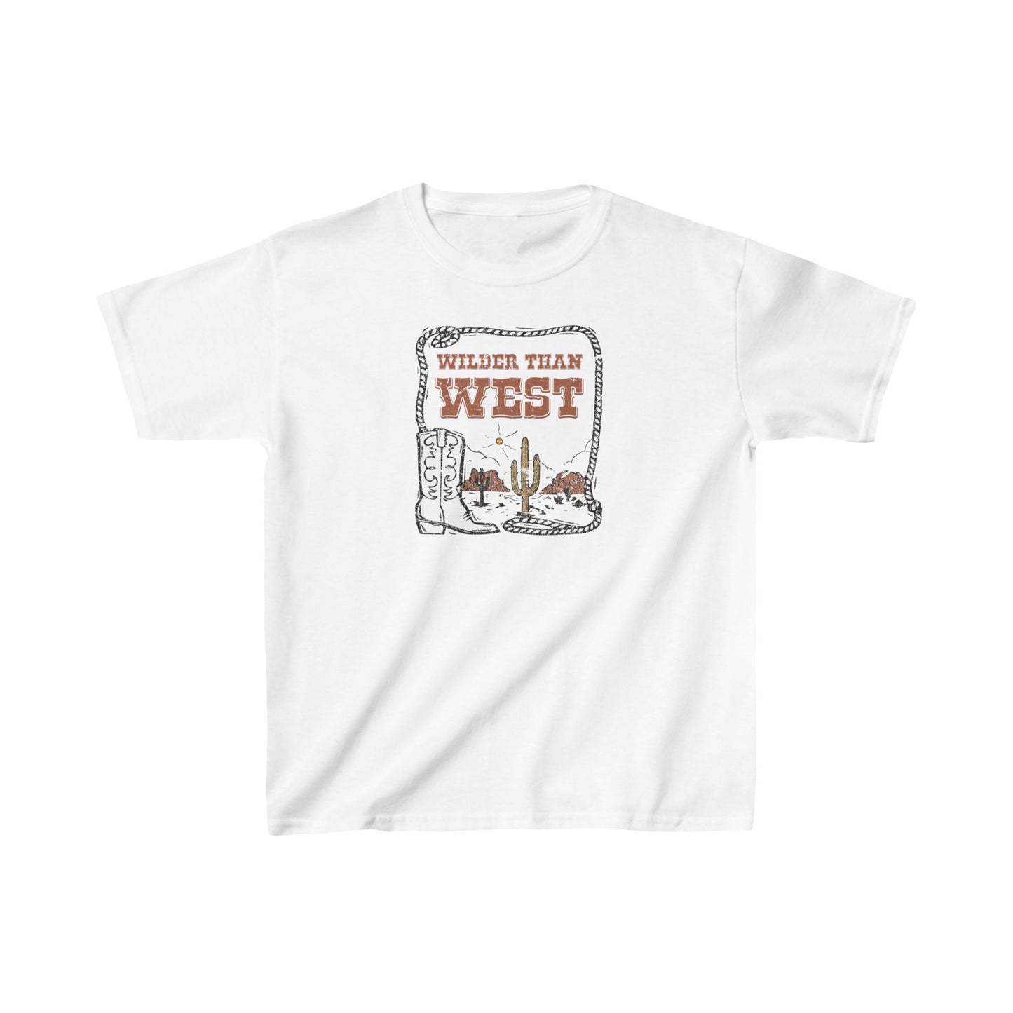 "Wilder Than the West" Kids T-Shirt