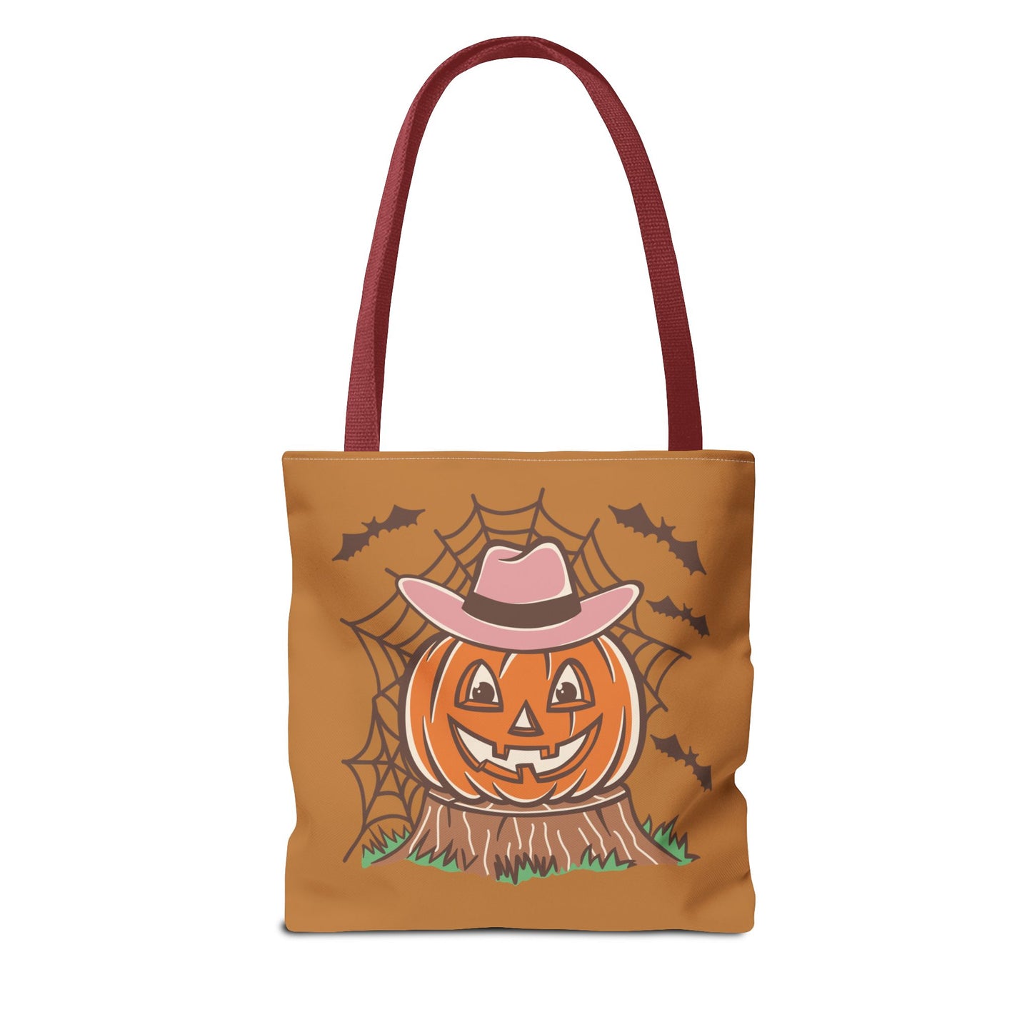 Cowboy Ghosts Tote Bag - Halloween Candy Bag for Western Costume Look