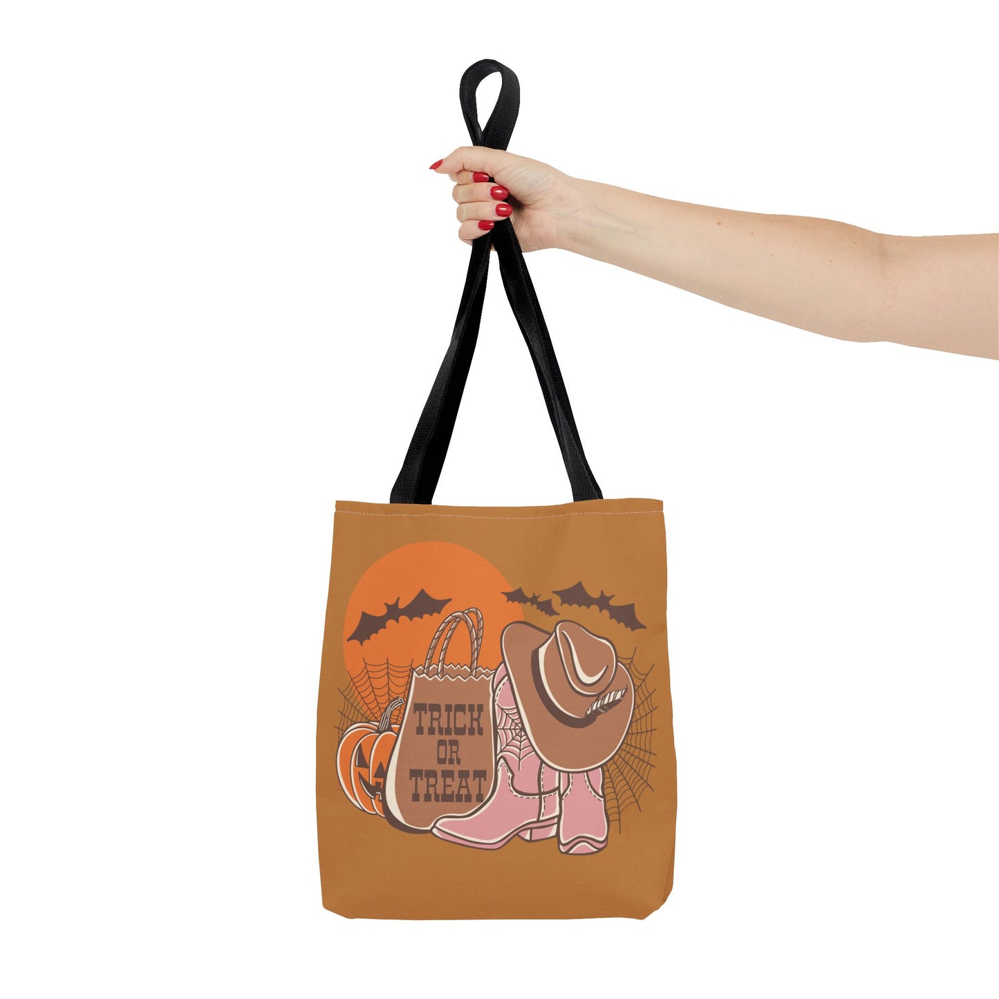 Cowgirl Boots Treat or Treat Halloween Tote Bag