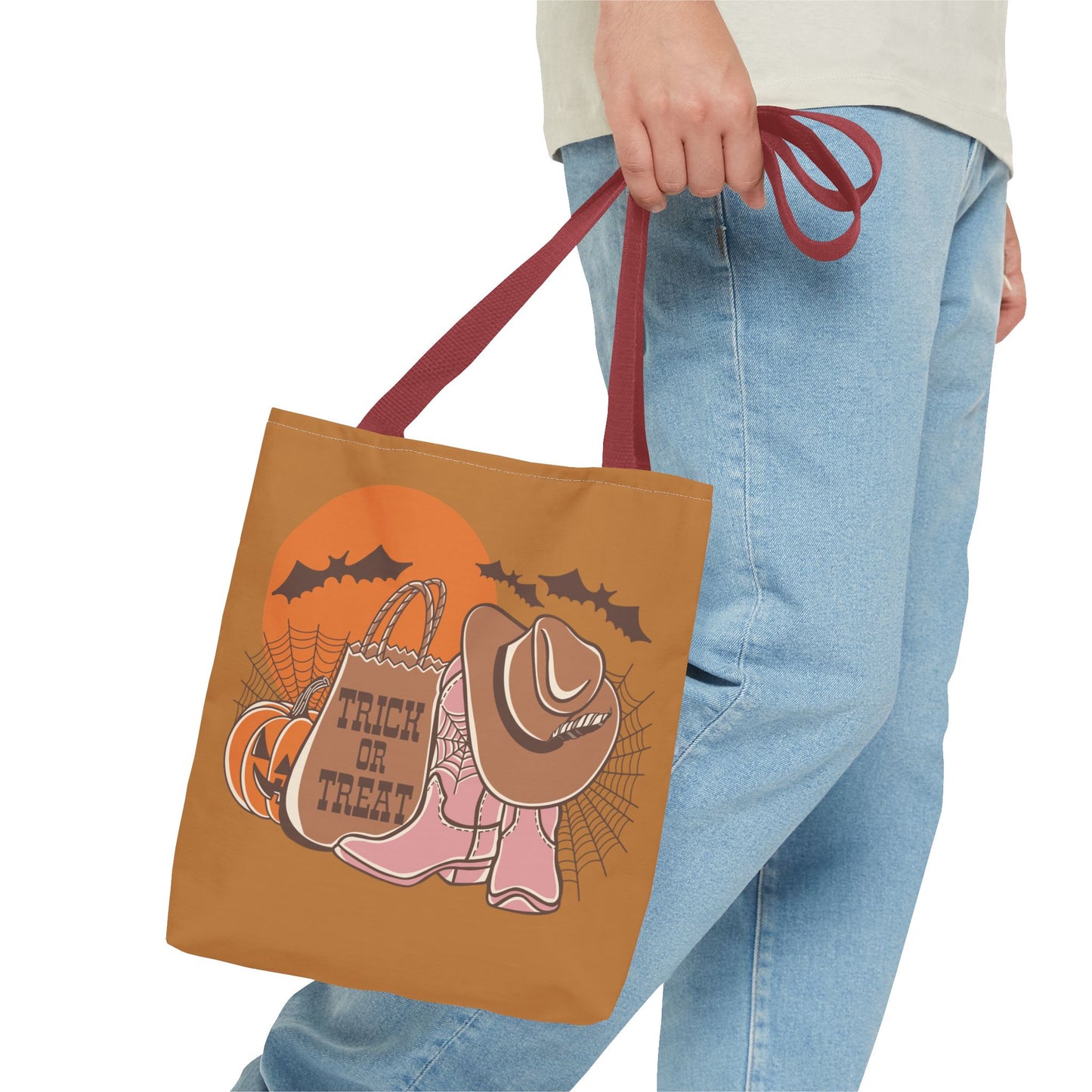 Cowgirl Boots Treat or Treat Halloween Tote Bag