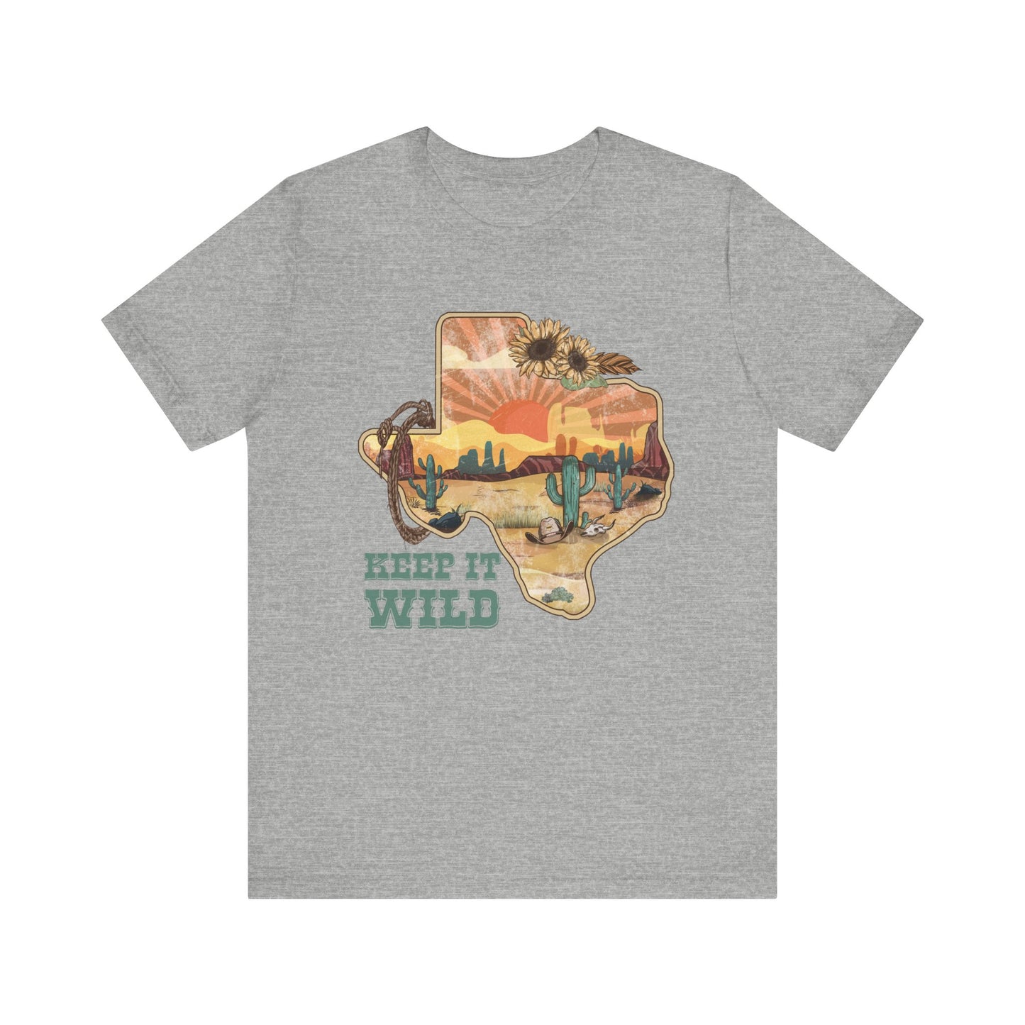 Texas State Landscape Short Sleeve Tee