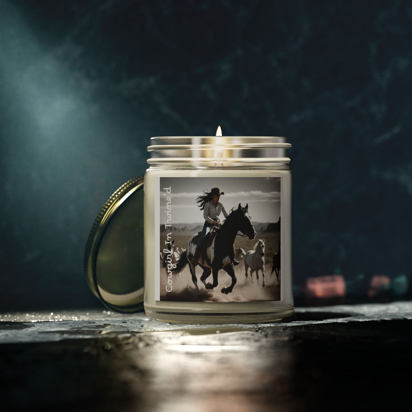 Cowgirl In Twine'd Spirit of the West Scented Candles (4oz, 9oz)