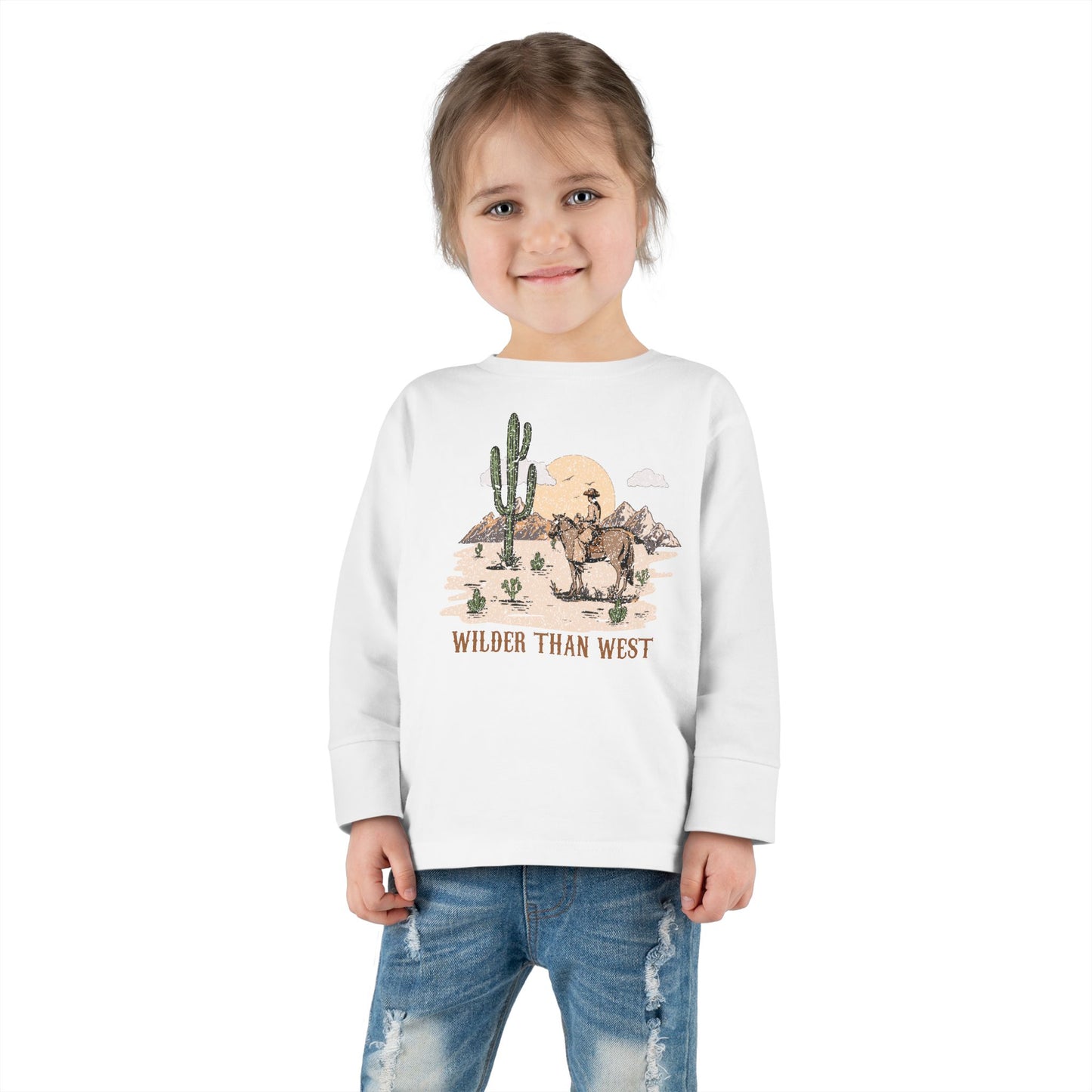 Toddler Tee - Wilder Than the West Desert Scene