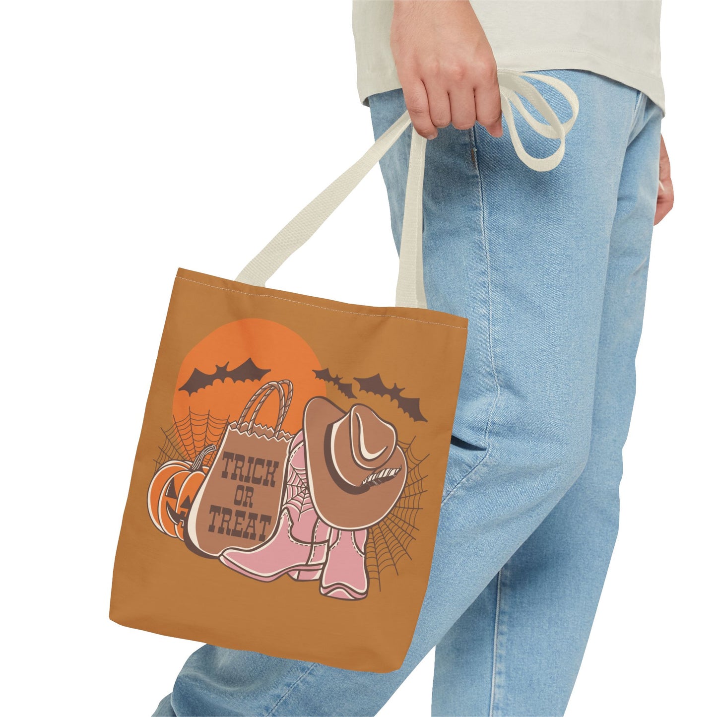 Cowgirl Boots Treat or Treat Halloween Tote Bag