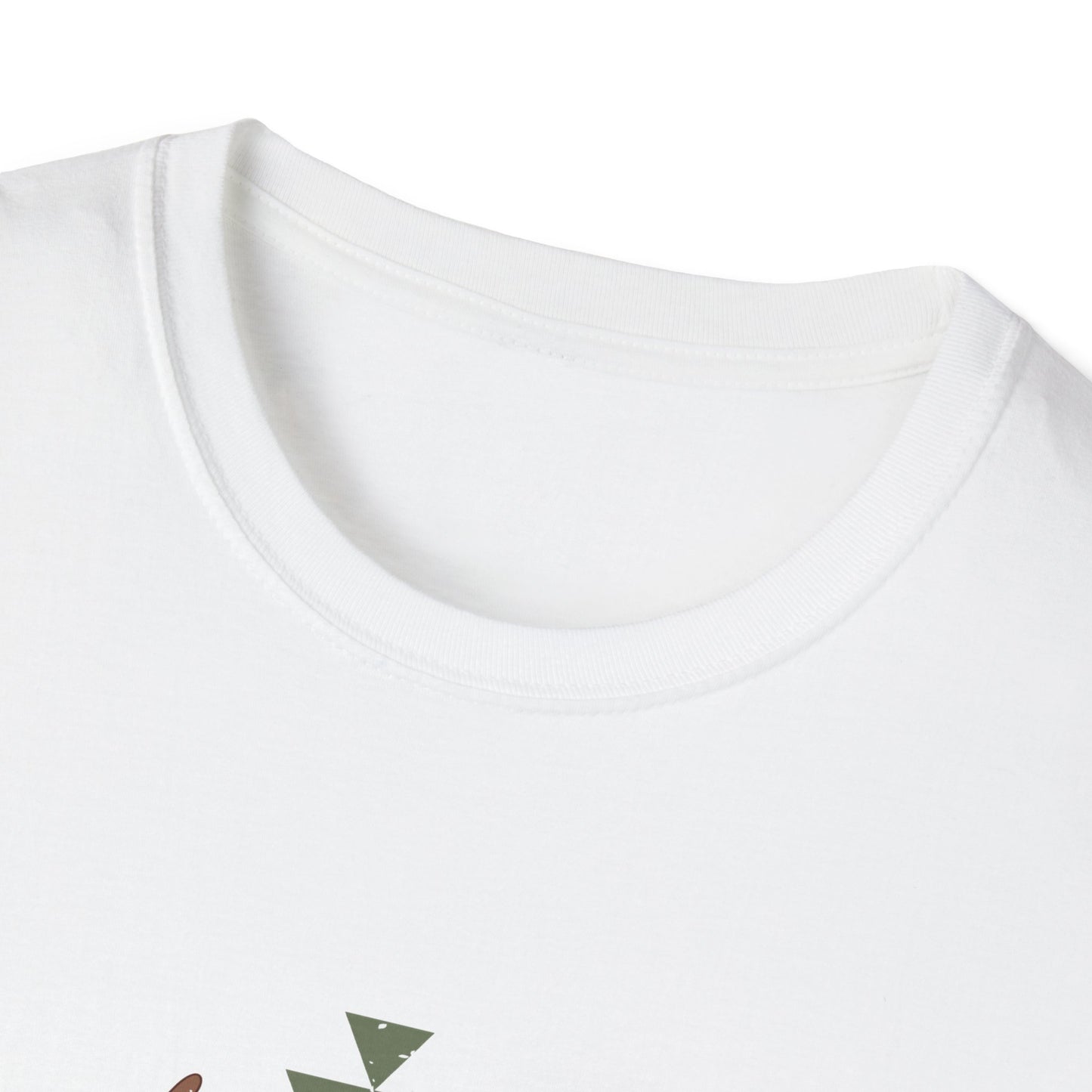 Unisex Softstyle T-Shirt Tribal Deer Skull Christmas Themed shirt