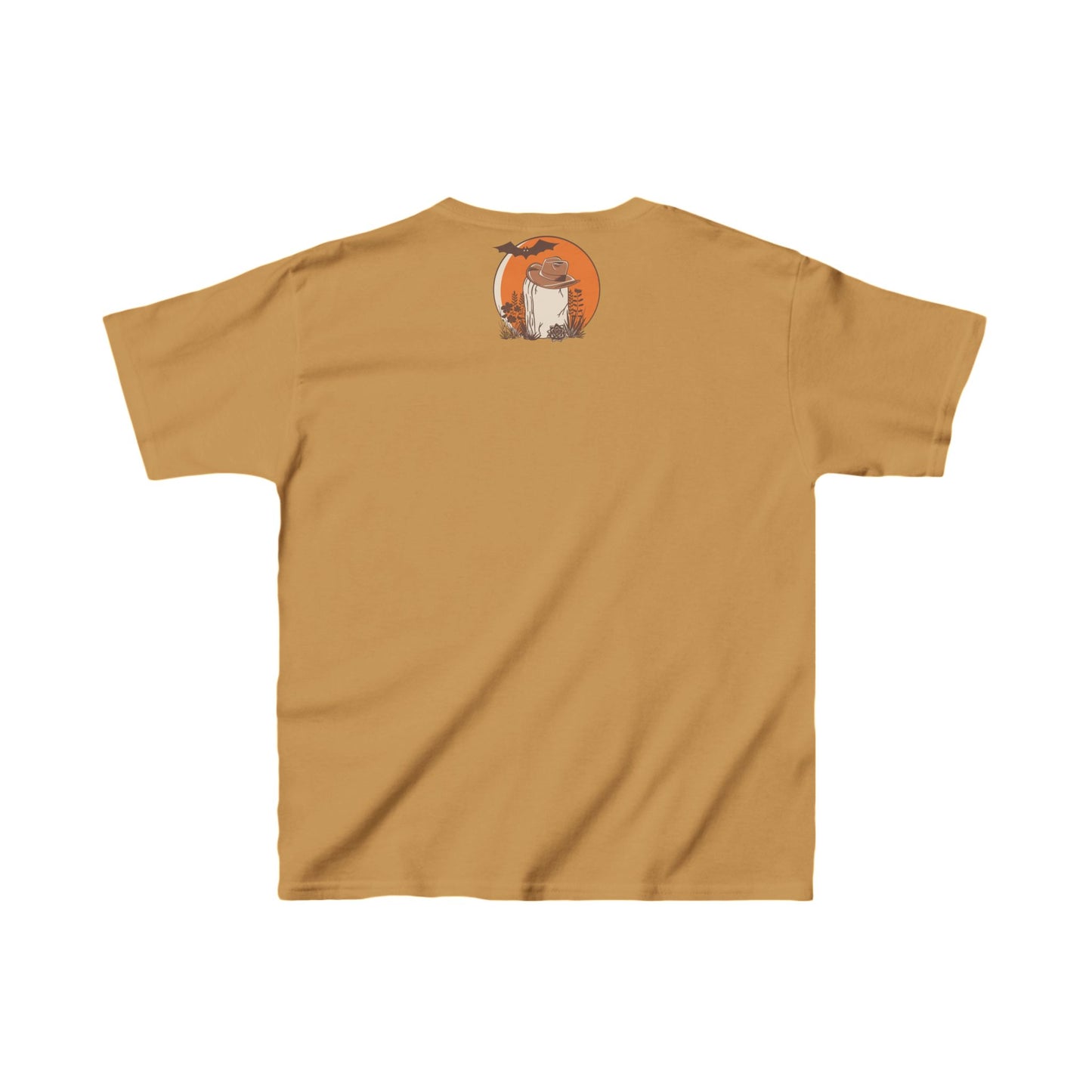 Kids Halloween Cowboy Cat Tee