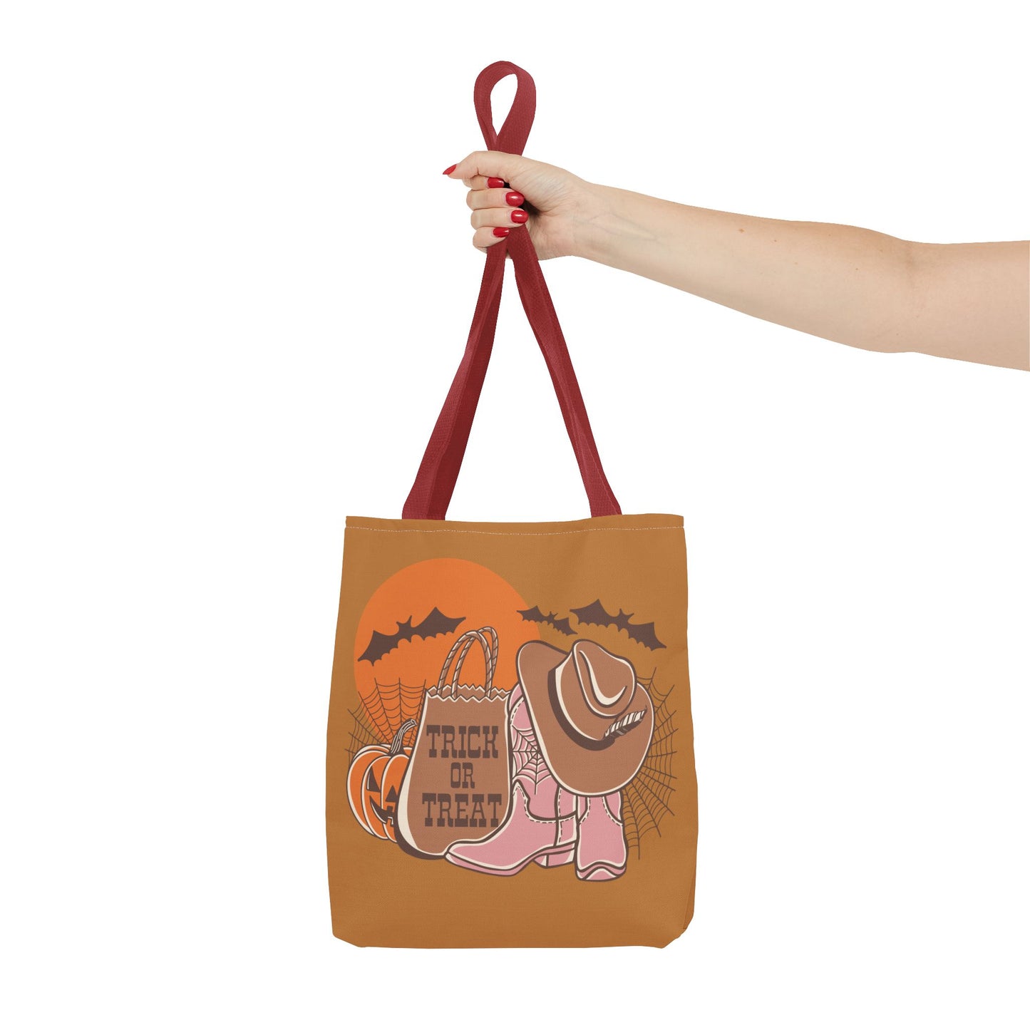 Cowgirl Boots Treat or Treat Halloween Tote Bag