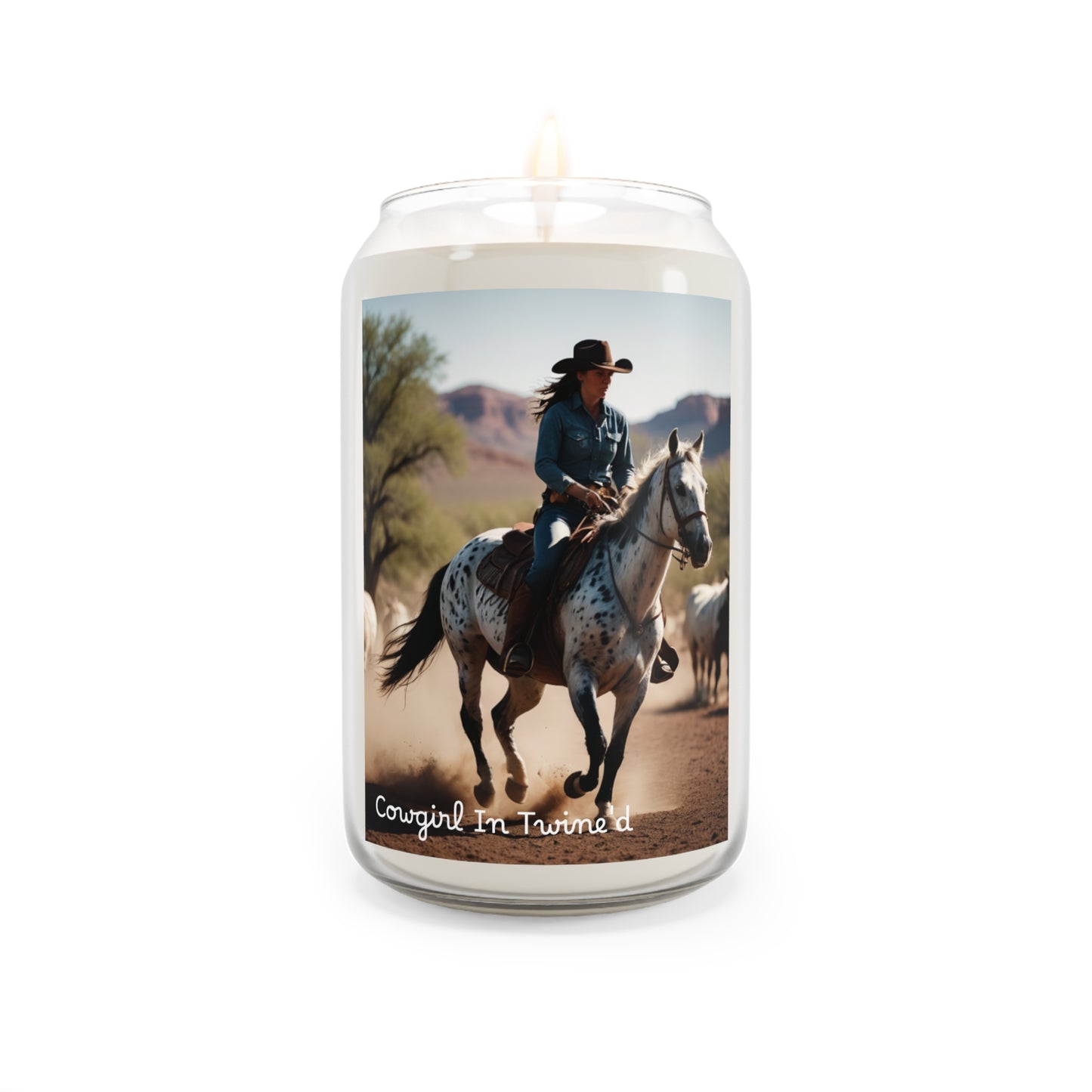 Cowgirl In Twine'd Spirit of the West Comfort Spice Scented Candle