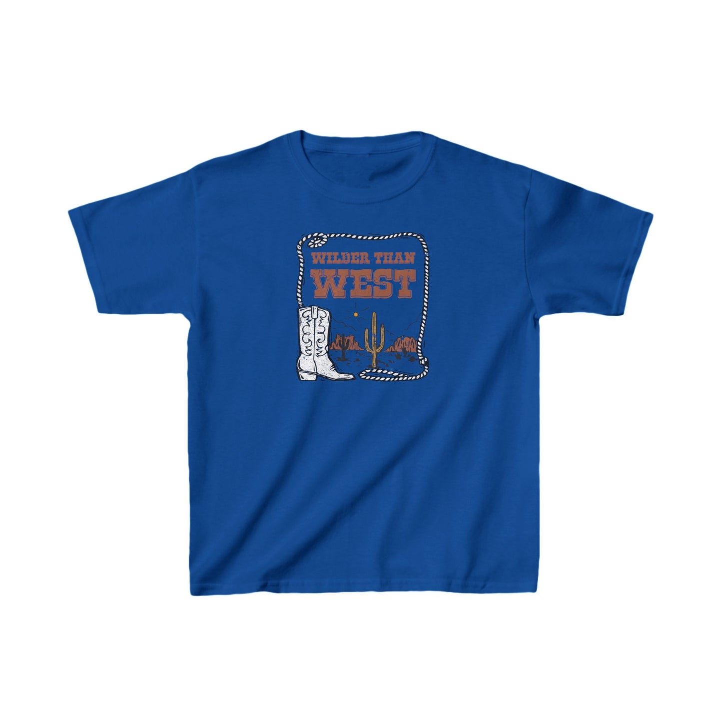 "Wilder Than the West" Kids T-Shirt