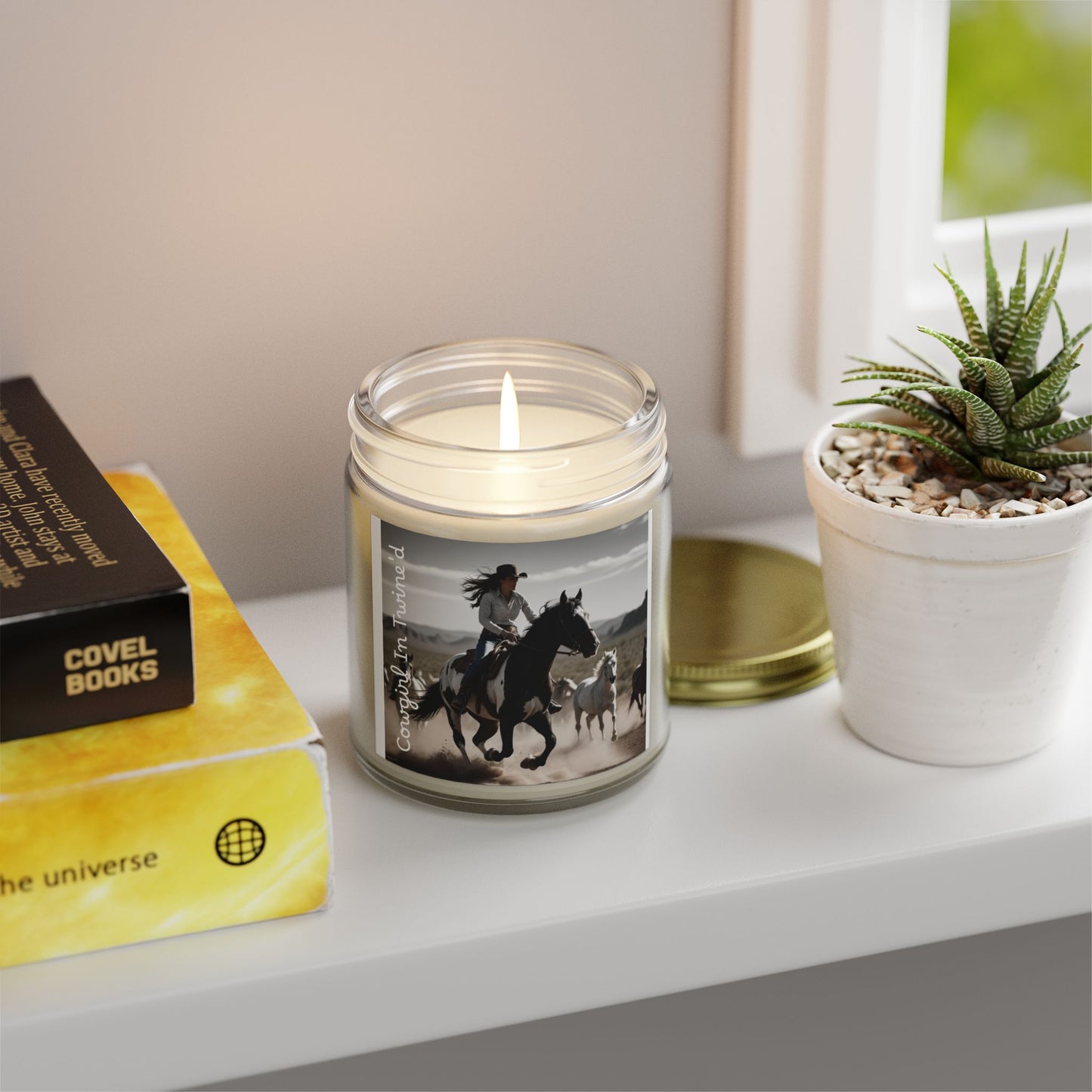 Cowgirl In Twine'd Spirit of the West Scented Candles (4oz, 9oz)