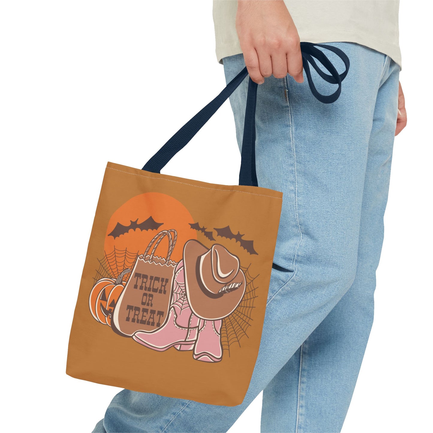 Cowgirl Boots Treat or Treat Halloween Tote Bag