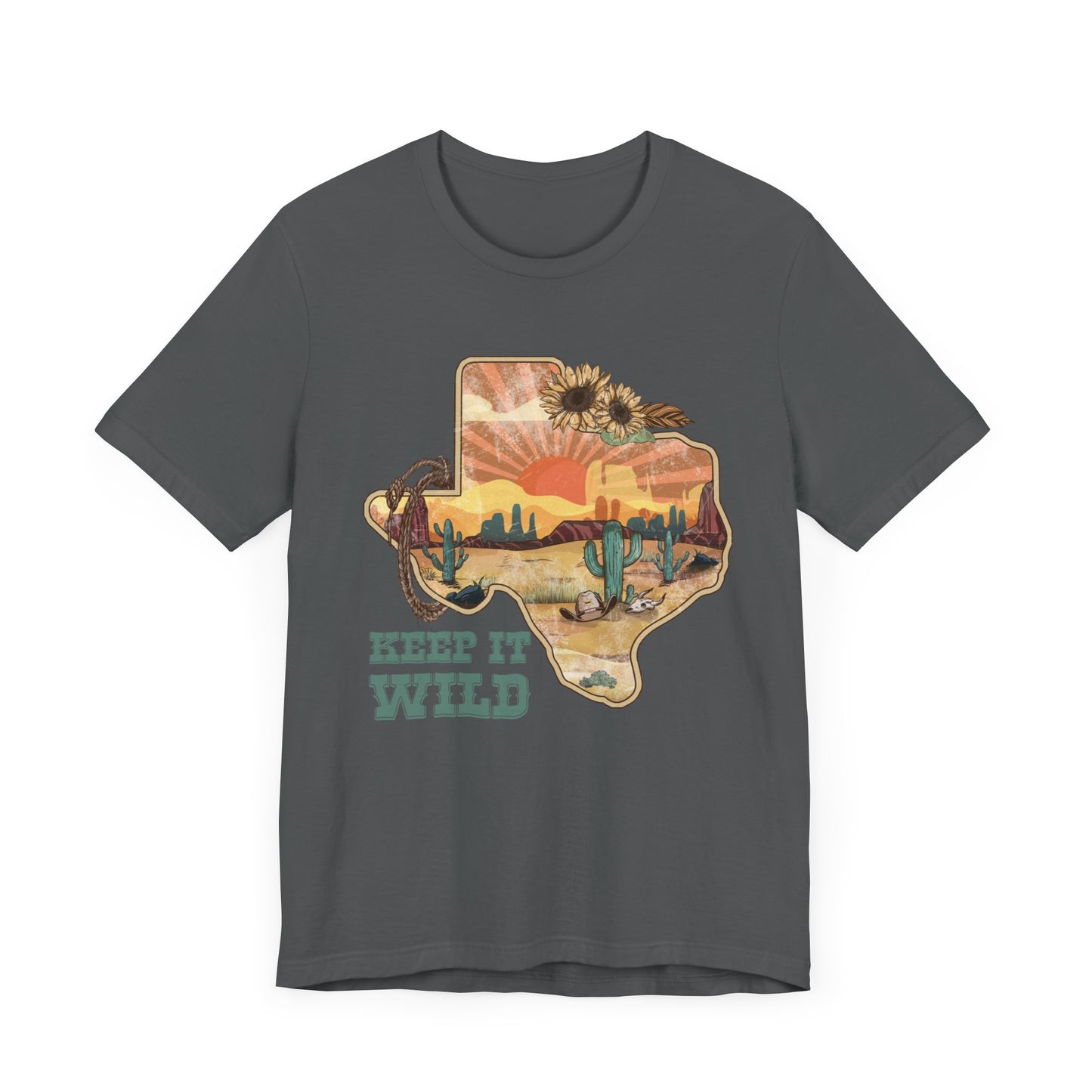 Texas State Landscape Short Sleeve Tee