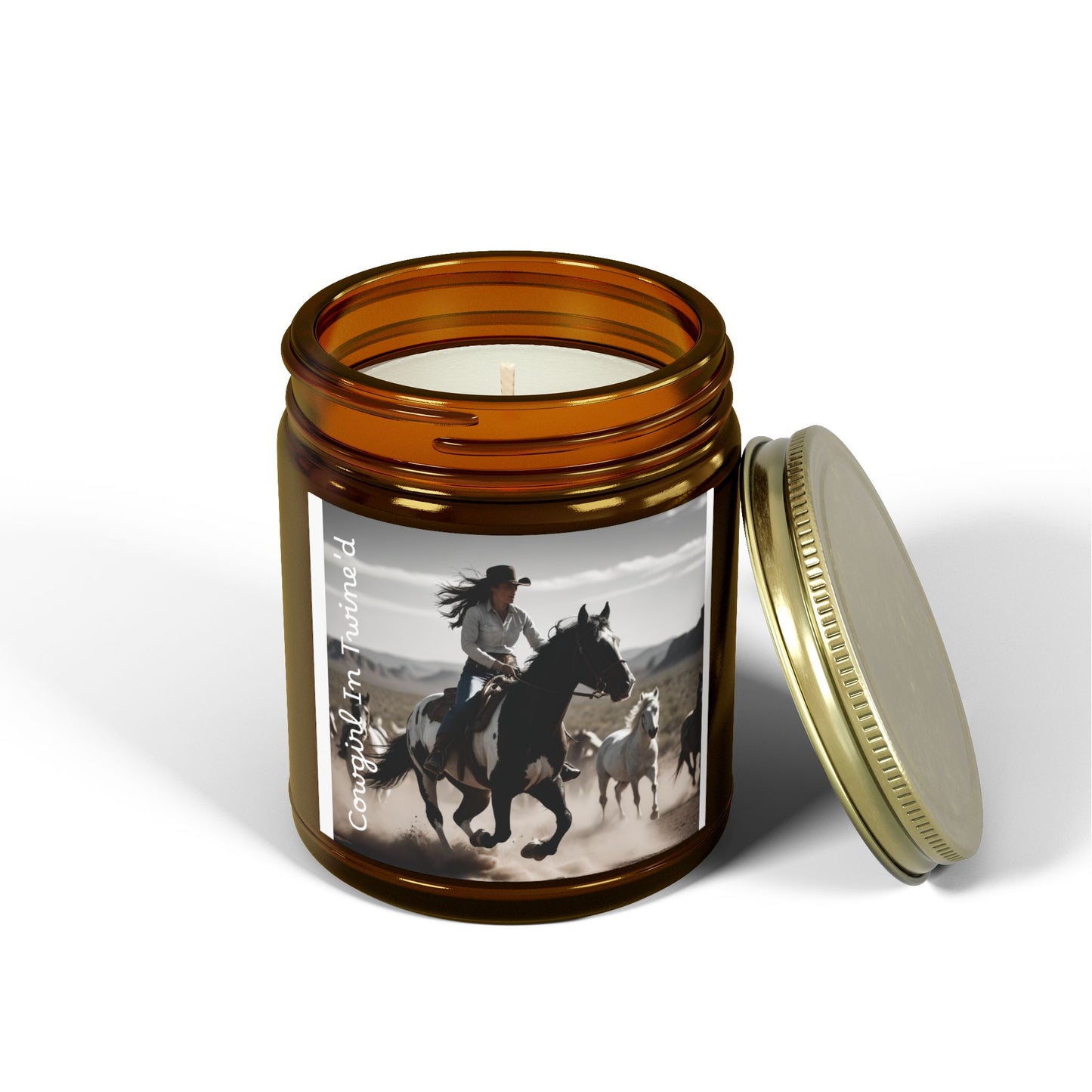 Cowgirl In Twine'd Spirit of the West Scented Candles (4oz, 9oz)