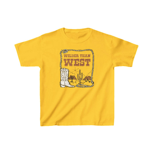 "Wilder Than the West" Kids T-Shirt