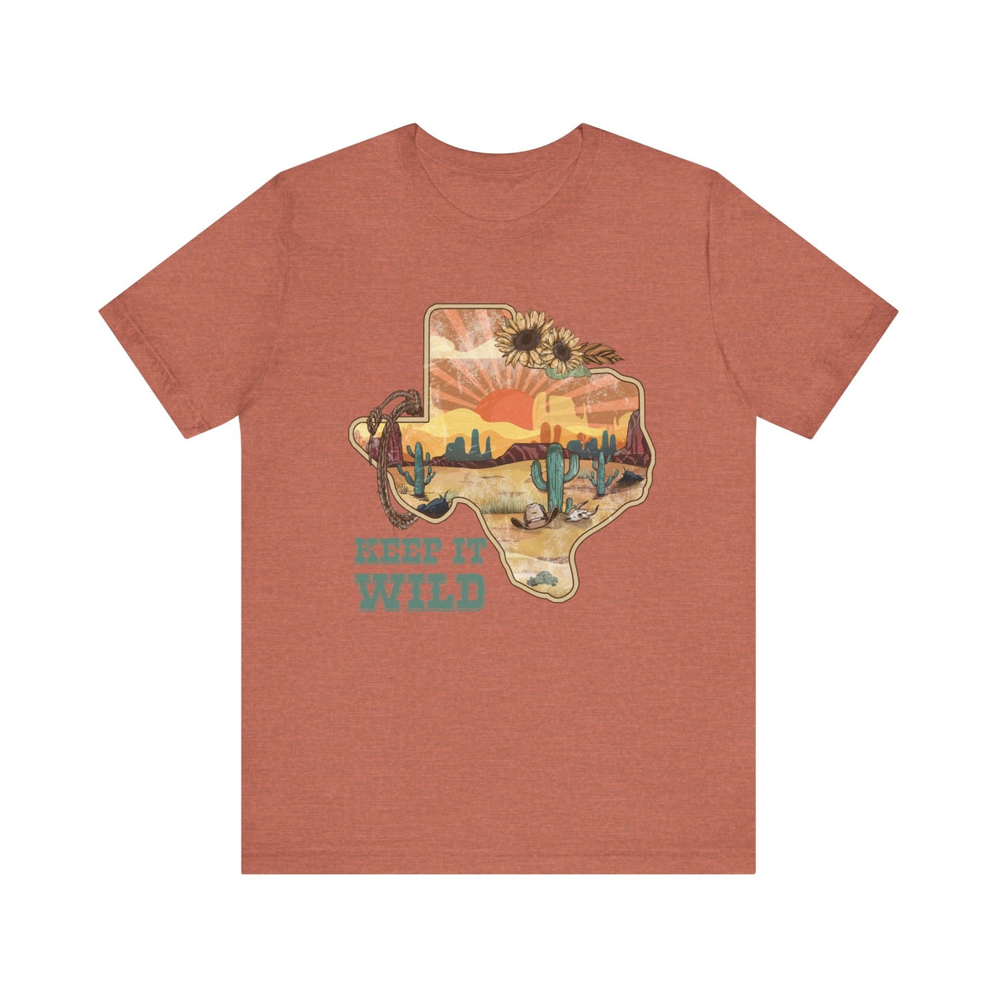 Texas State Landscape Short Sleeve Tee