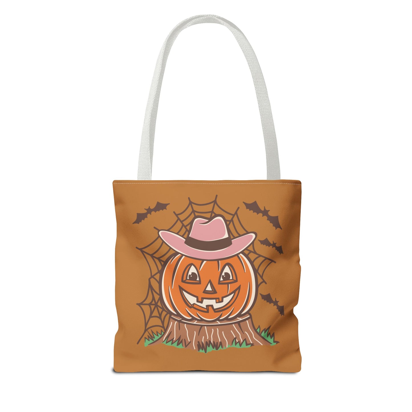 Cowboy Ghosts Tote Bag - Halloween Candy Bag for Western Costume Look