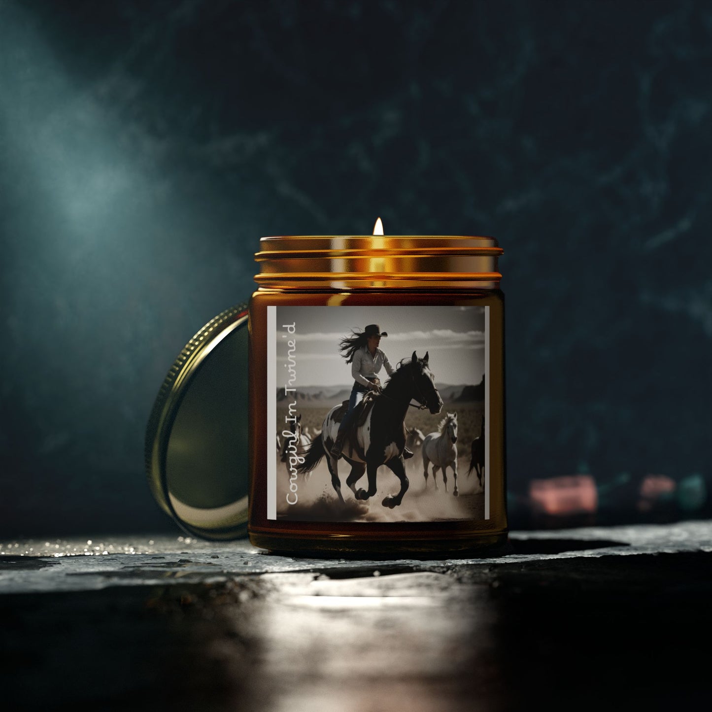 Cowgirl In Twine'd Spirit of the West Scented Candles (4oz, 9oz)