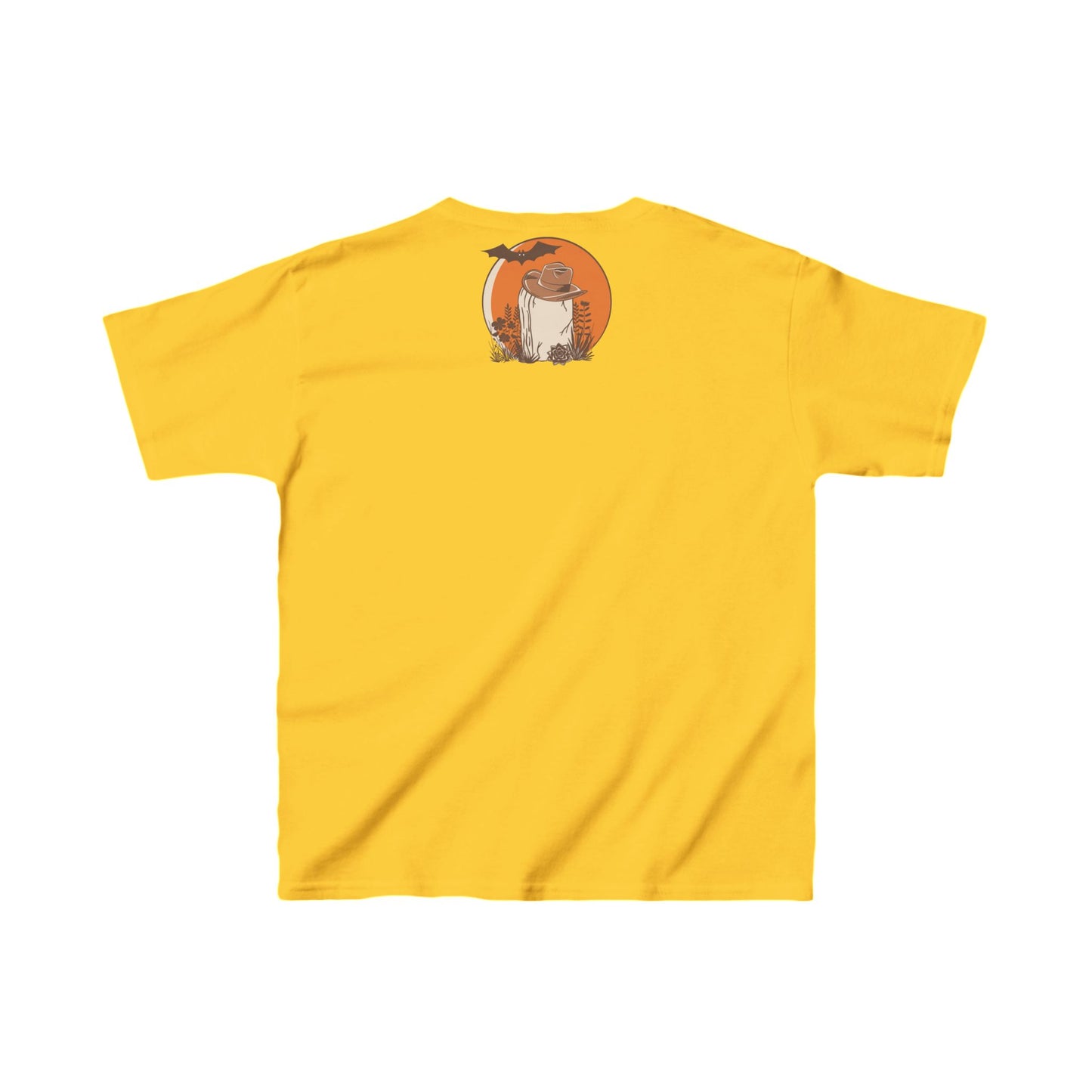 Kids Halloween Cowboy Cat Tee