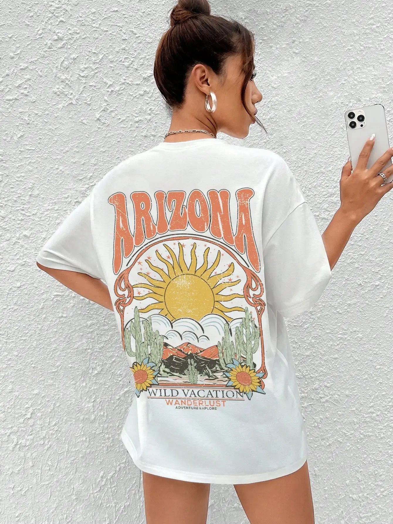 Cowgirl In Twine’d Western Arizona Tee