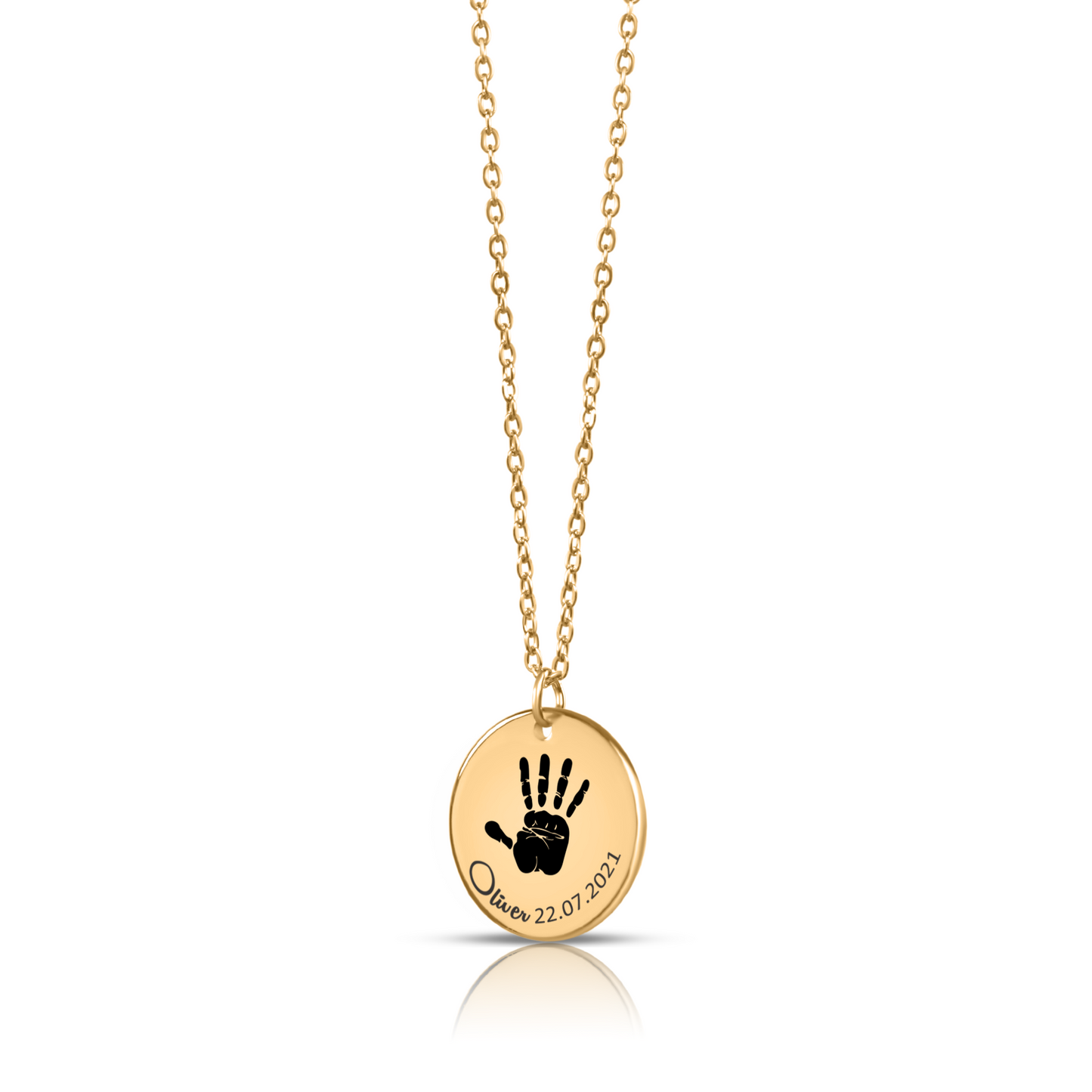 Cowgirl In Twine’d Actual Hand Print Necklace