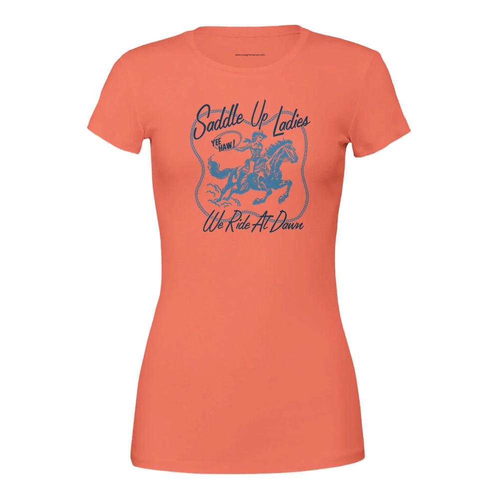 Cowgirl In Twine'd "Saddle Up" Women's Graphic Tee